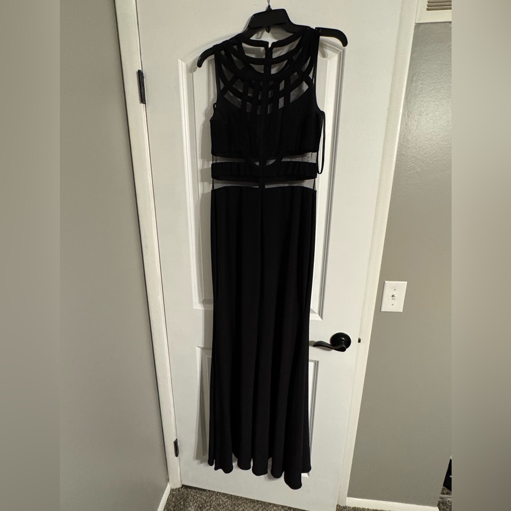 Elegant Black Sleeveless Dress- Macys Purchase